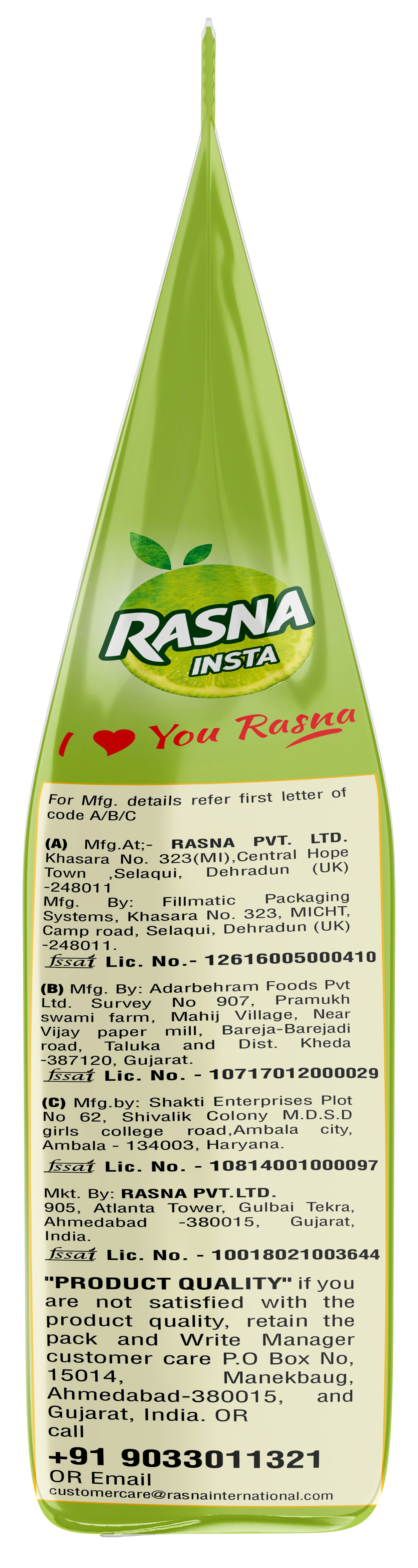 Rasna Insta 750g Lemon - Image 3
