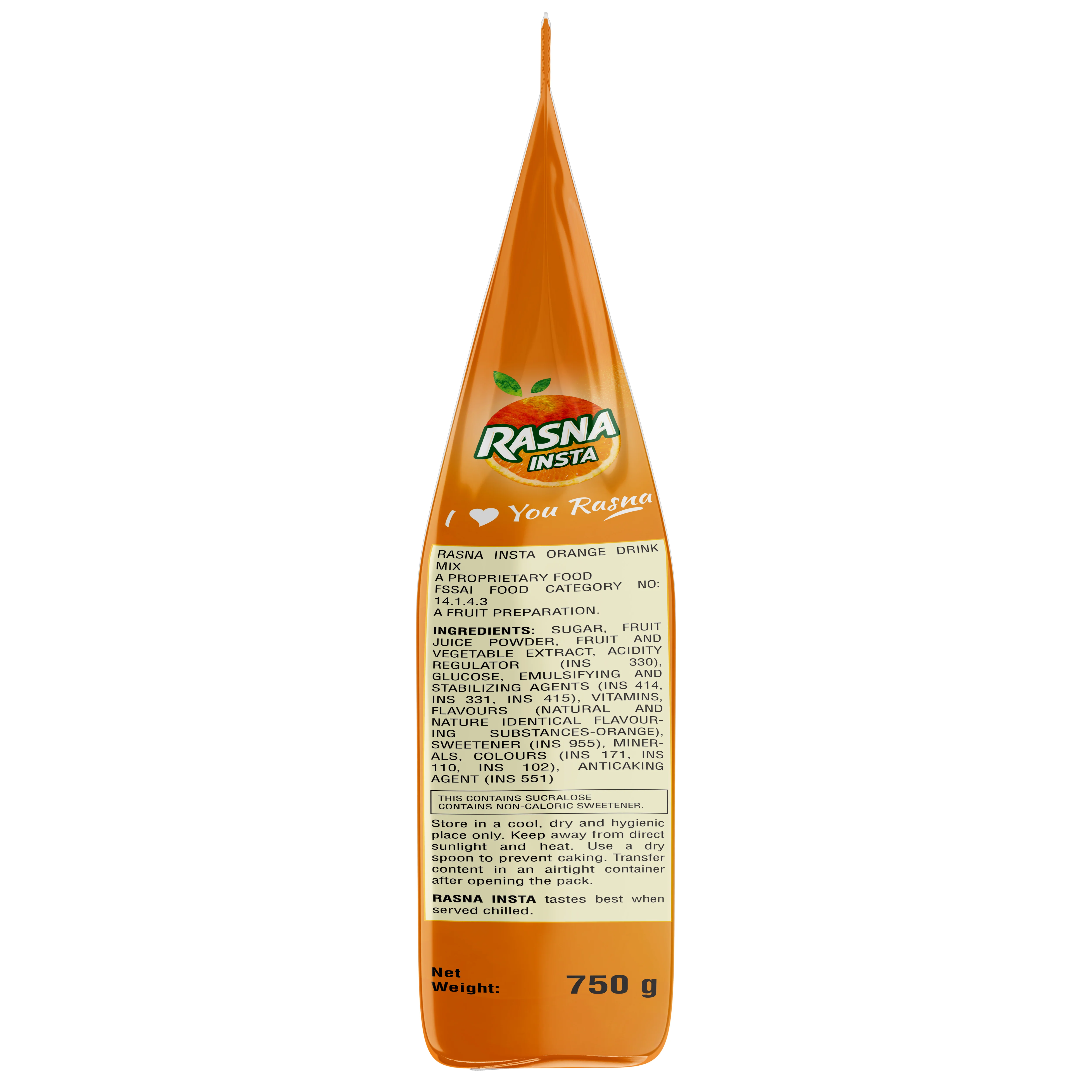 Rasna Insta 750g Orange - Image 4
