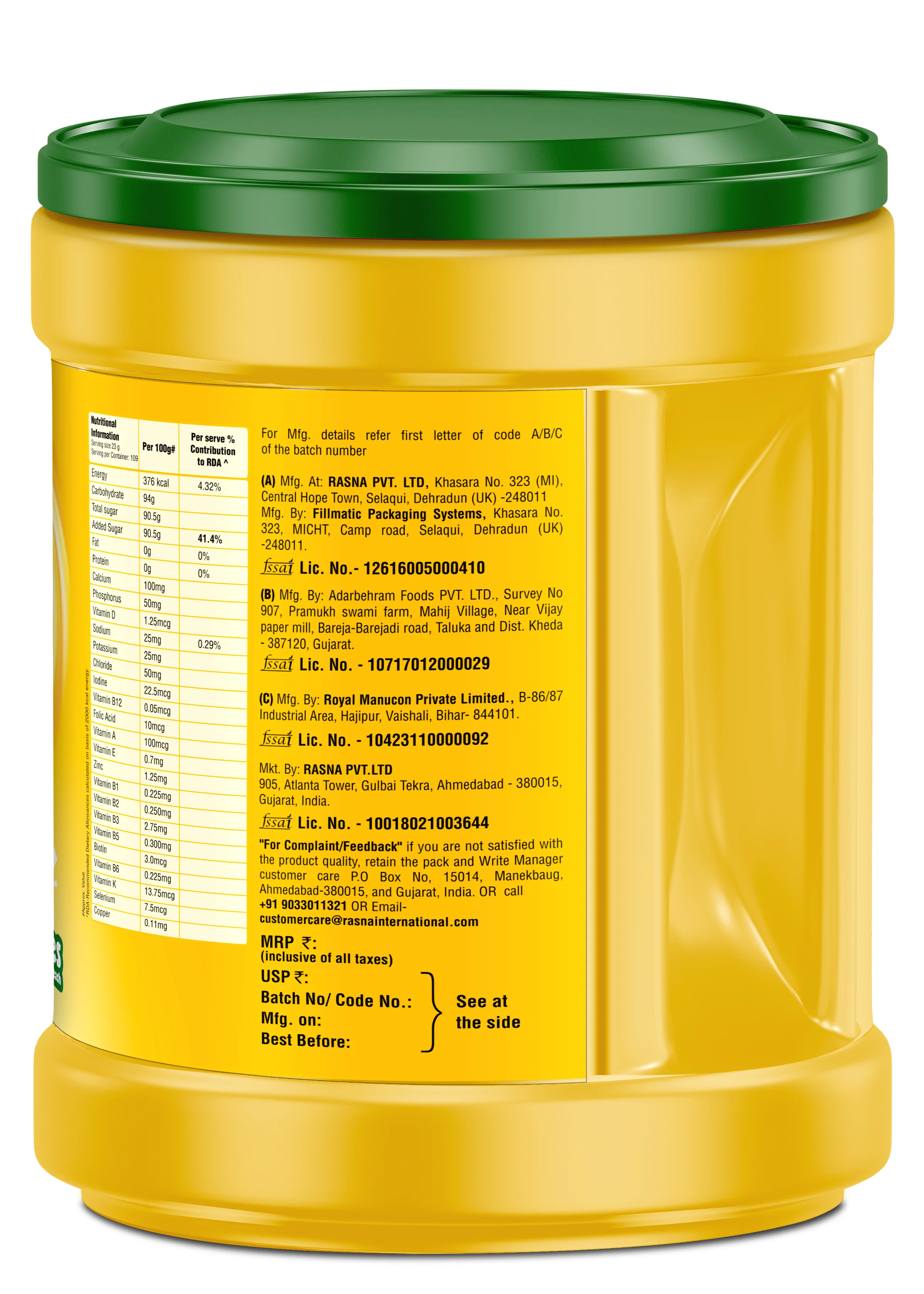 Rasna Instant Pineapple - Image 2