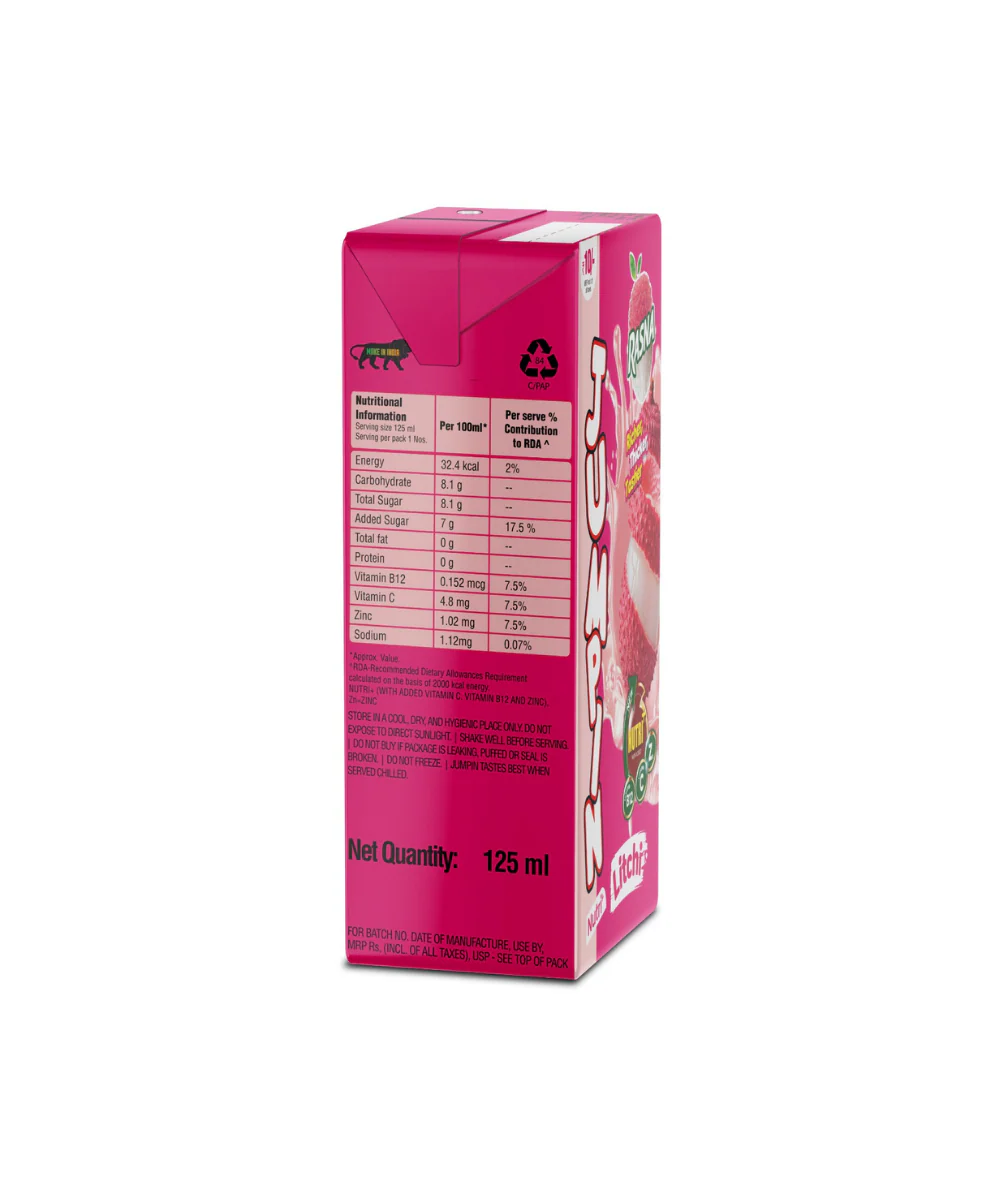 Rasna Jumpin Litchi 125 ML - Image 3